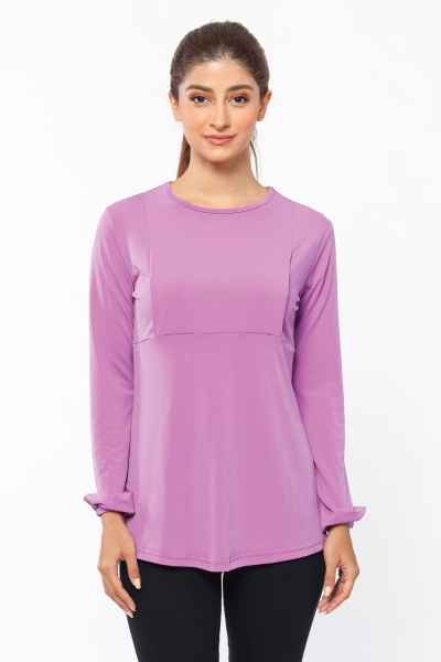 Jane Blouse In Purple Yam Jane Blouse In Purple Yam